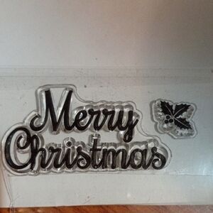 Merry Christmas Clear Stampers